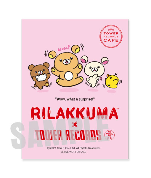 「Rilakkuma × TOWER RECORDSキャンペーン2021」びっくりしているリラックマをお題に“大喜利”大募集！のサブ画像14_オリジナルステッカー