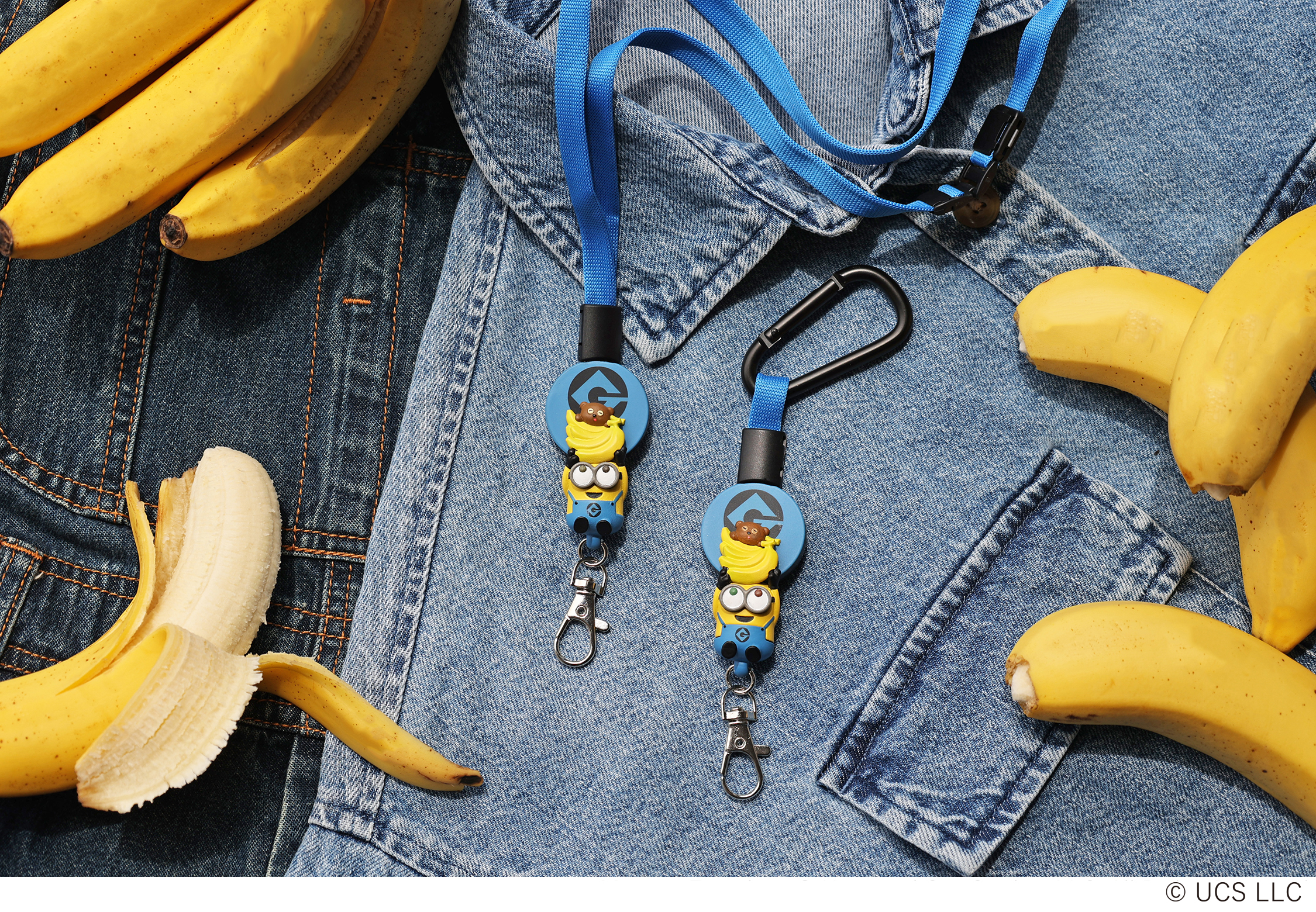 リールをひっぱると笑いがうまれる「ヒッパリール」より、バナナを抱えたボブのモチーフがチャーミングな「ヒッパリール ミニオンズ(全2種)」が2021年8月上旬より新発売！のサブ画像2