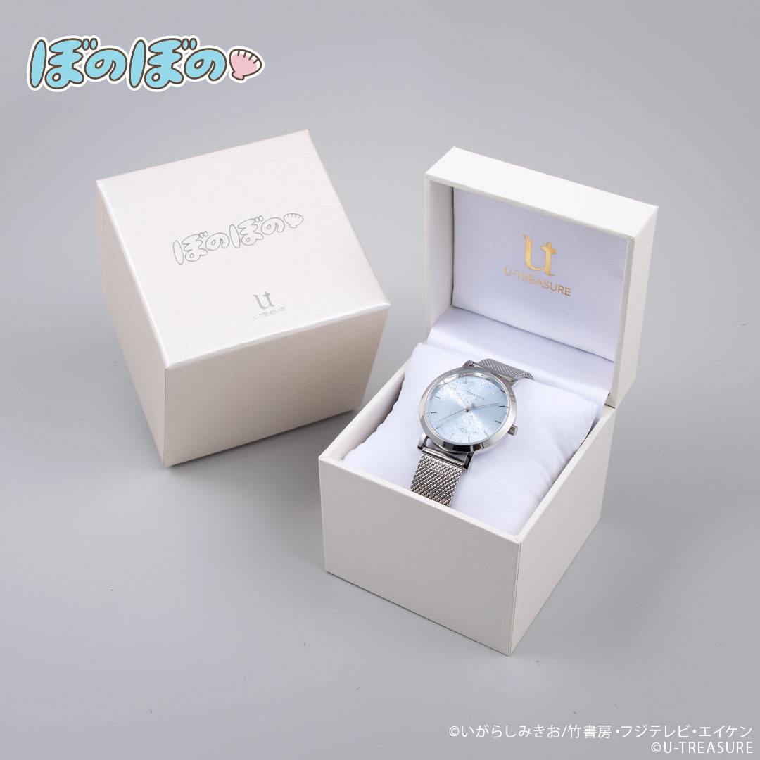 【ぼのぼの】コラボ商品　第3弾。淡いブルーが印象的な腕時計。8月17日（火）発売のサブ画像3_専用BOXにてお届け