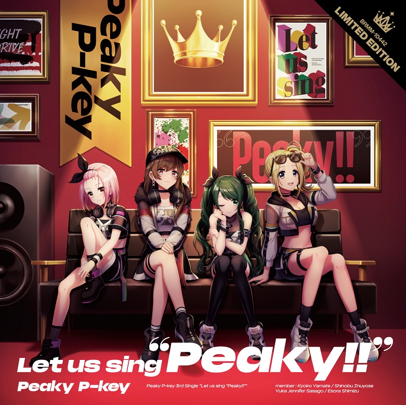 「D4DJ」発のDJユニット・Peaky P-keyが3rd Single「Let us sing “Peaky!!”」をリリース！のサブ画像1