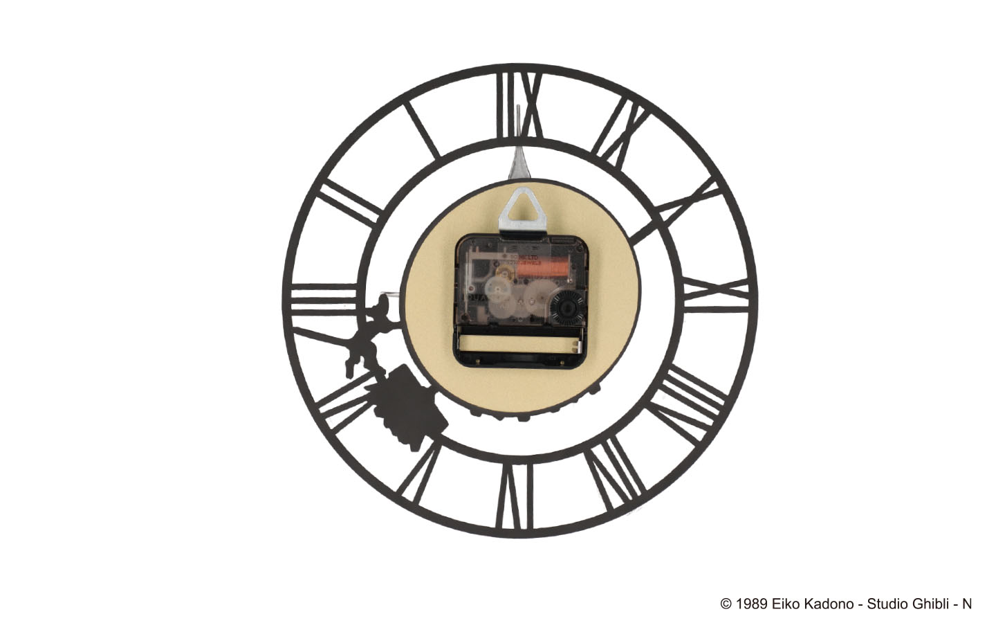 あなたのお部屋にもキキの看板が！スタジオジブリ作品グッズショップ「どんぐり共和国」にて、「魔女の宅急便」に登場する看板が「壁かけ時計」になって2021年9月下旬より新発売のサブ画像3_■背面
