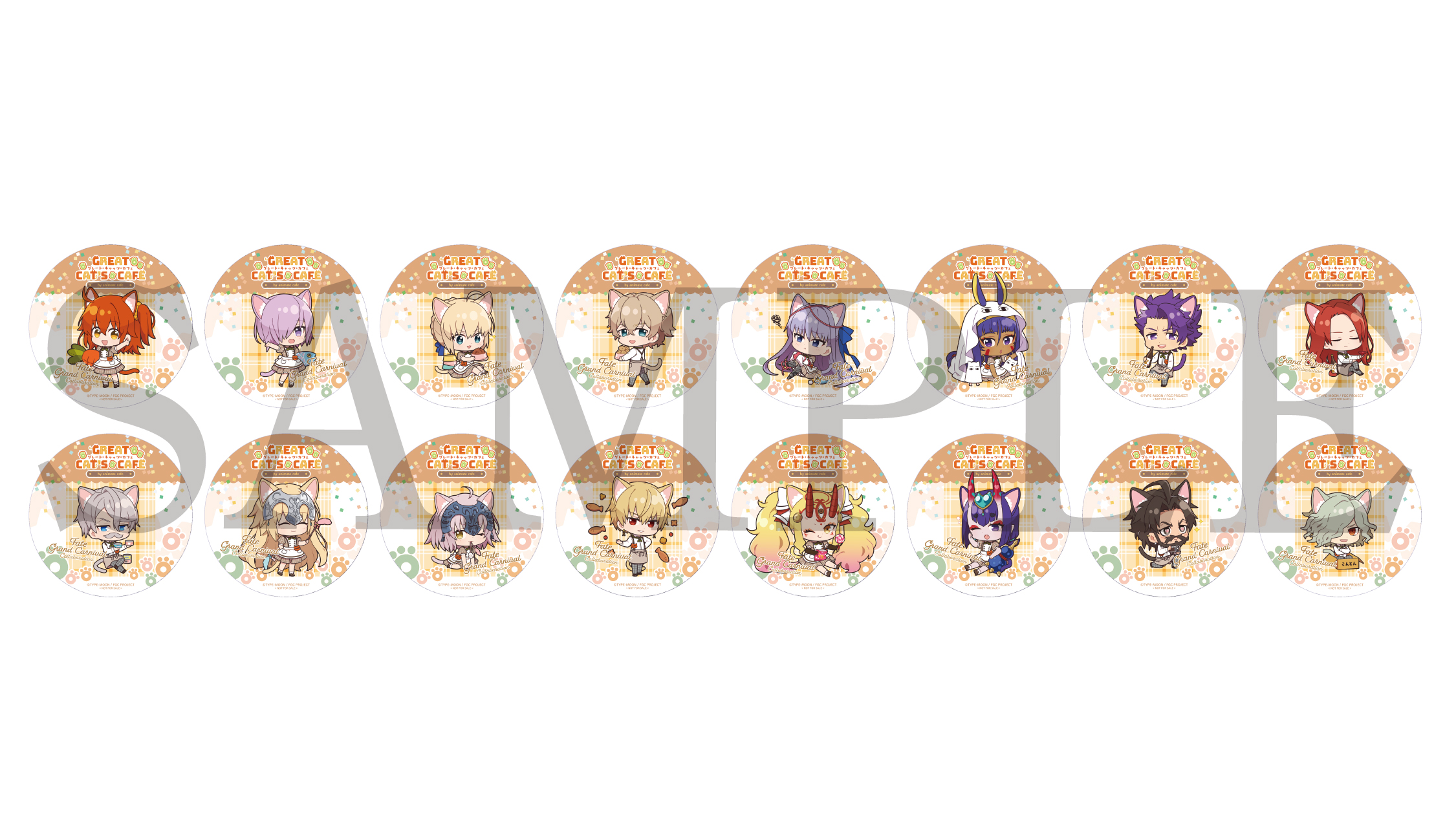 『Fate/Grand Carnival』コラボレーションカフェがアニメイトカフェ池袋・名古屋・天王寺で開催決定！のサブ画像8
