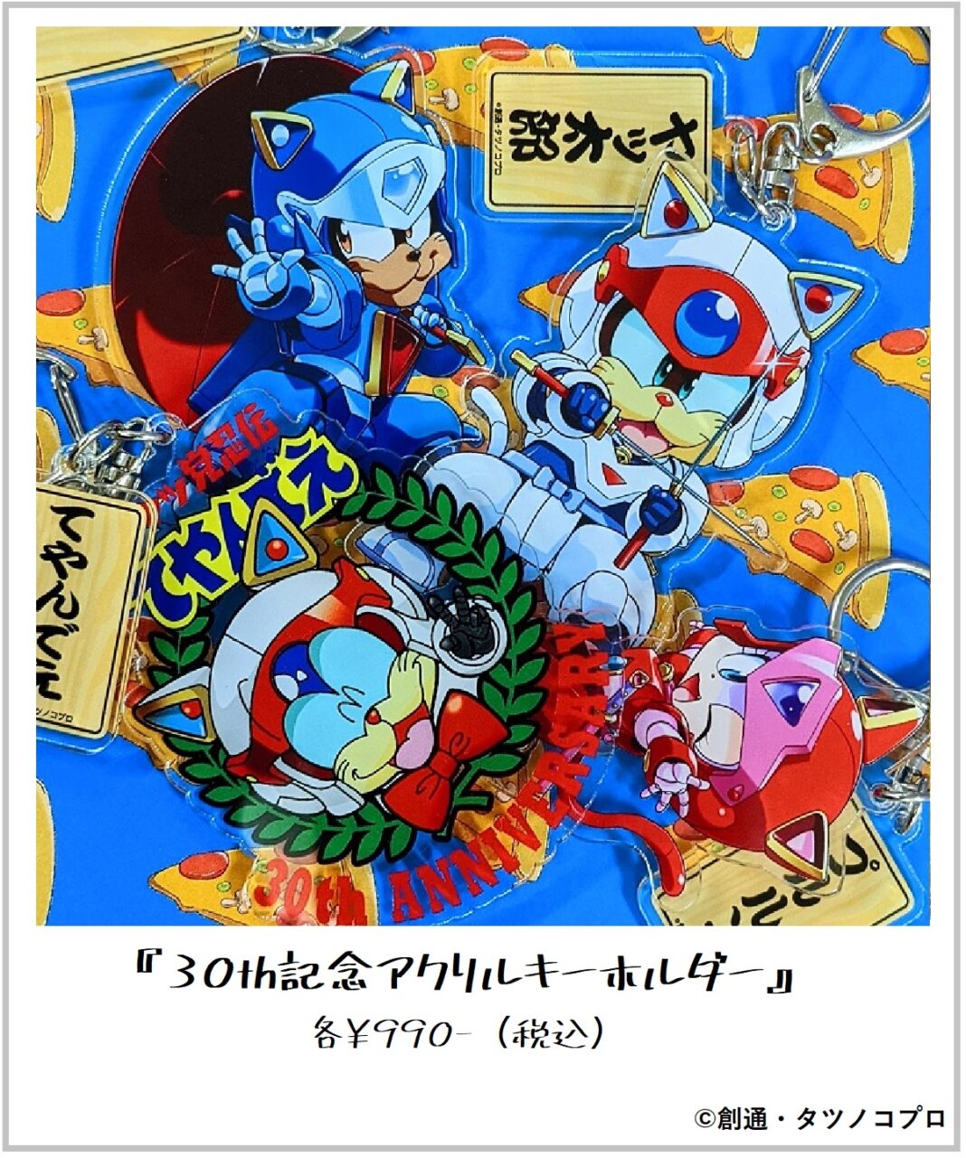 放送終了30周年記念！『キャッ党忍伝てやんでえ』新作オリジナルグッズ受注開始！のメイン画像