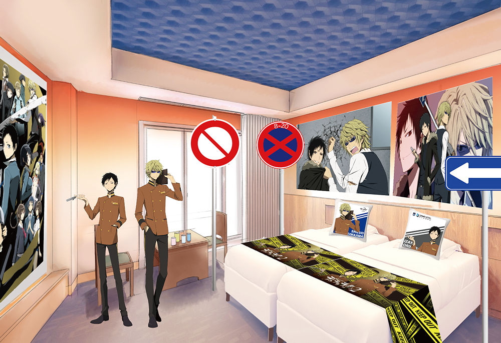 体験型ホテル「EJアニメホテル」にて、TVアニメ「デュラララ!!×２」とのコラボルームが決定！のサブ画像2