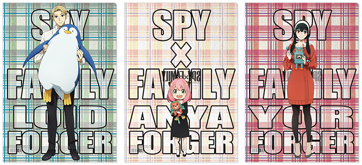 『SPY×FAMILY』のアニメ化を記念したフェアが、全国アニメイト・アニメイト通販にて11月27日から開催！　特典は、描き下ろしアニメイラスト使用の「クリアしおり（全3種）」!!のサブ画像3_△クリアファイル