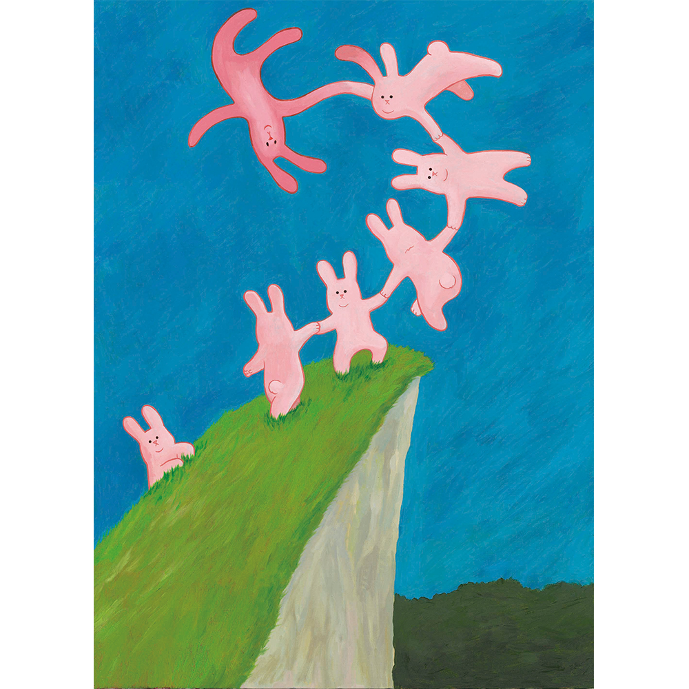 原画に油絵、立像も！「キューライスの世界」が楽しめる！『キューヴル美術館』PARCO FACTORY(池袋)にて12月3日(金)より開催！のサブ画像2_スキウサギのダンス