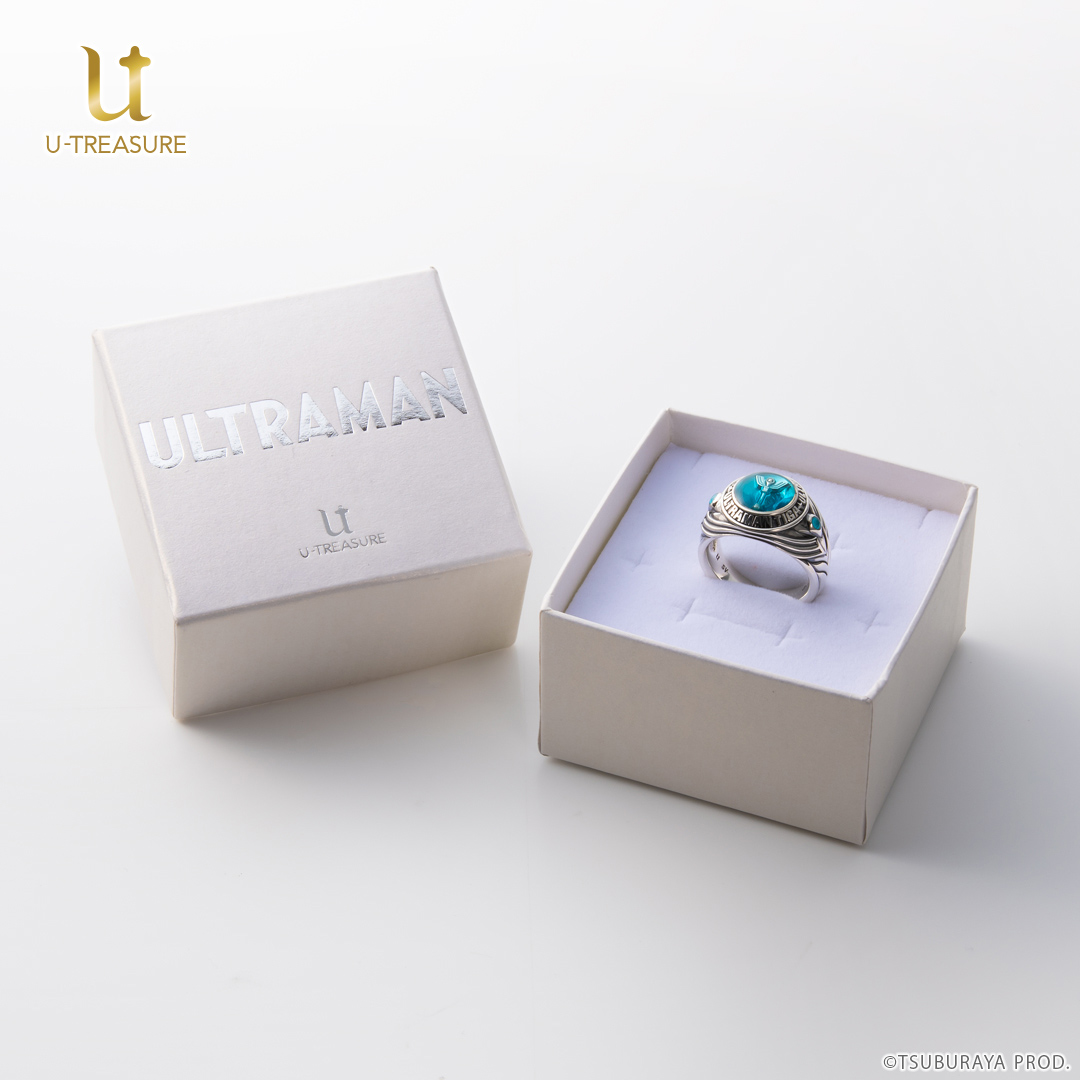 【ウルトラマン】ウルトラマンティガ25周年記念リング（指輪）。鮮やかなブルーのカラータイマーにスパークレンスをデザイン。12月17日（金）まで予約受付のサブ画像2_専用BOXでお届け