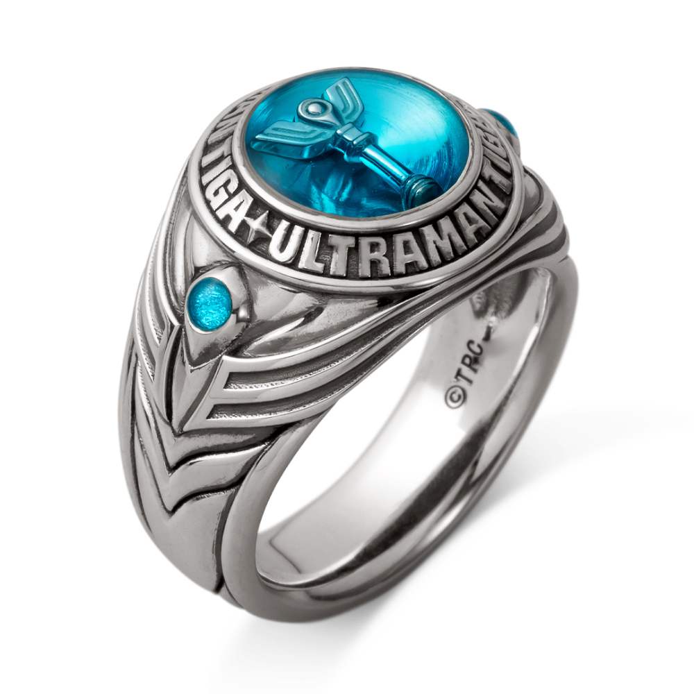 【ウルトラマン】ウルトラマンティガ25周年記念リング（指輪）。鮮やかなブルーのカラータイマーにスパークレンスをデザイン。12月17日（金）まで墓場の画廊ONLINESTOREでも予約受付開始！のサブ画像4