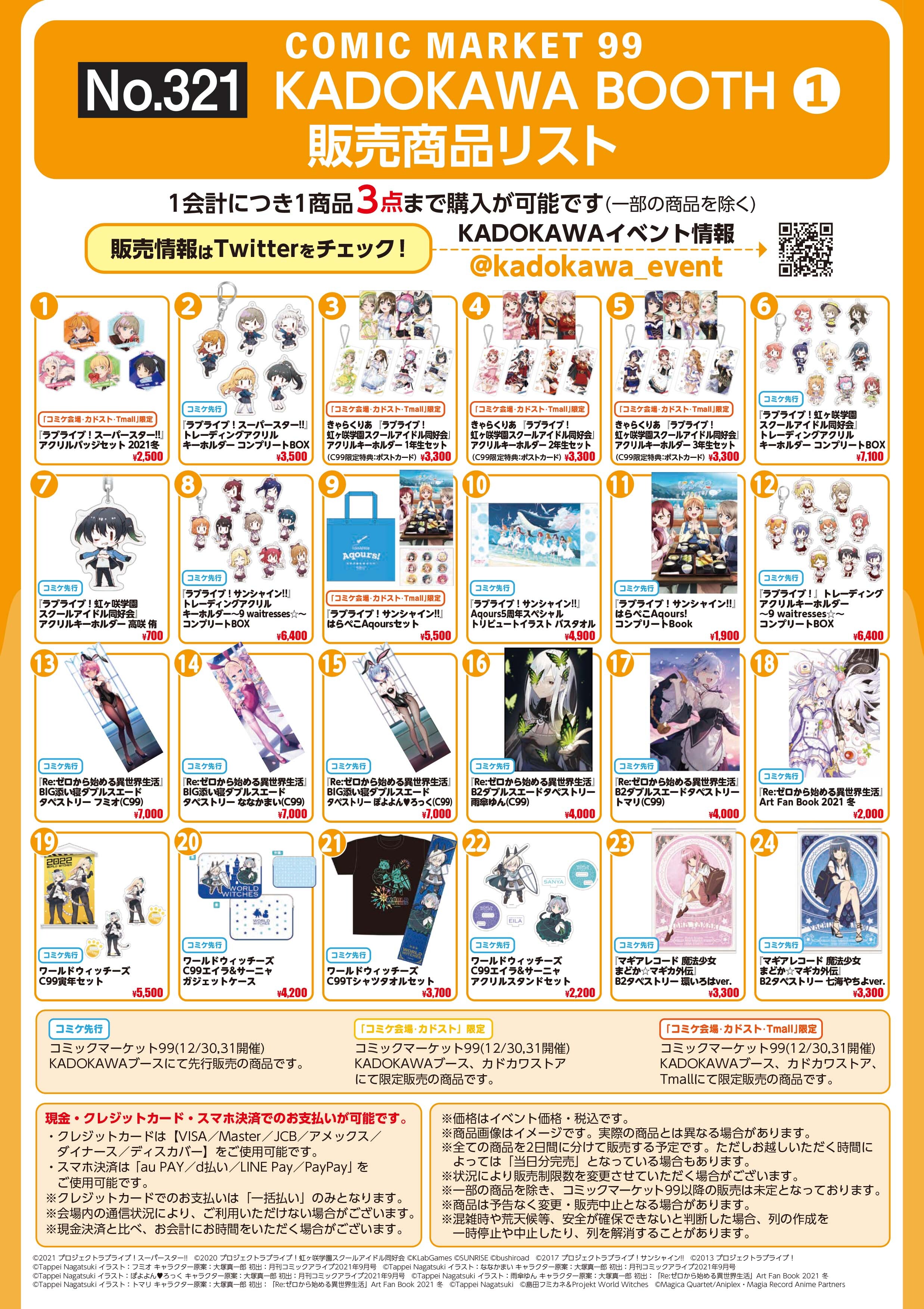 【コミックマーケット99】KADOKAWAブース（南3・4-321）は、オンライン販売で完売した『艦これ』商品含む、全53アイテムを揃えて販売！ブースにお並びの方にオリジナルマスクケースの配布も！のサブ画像4