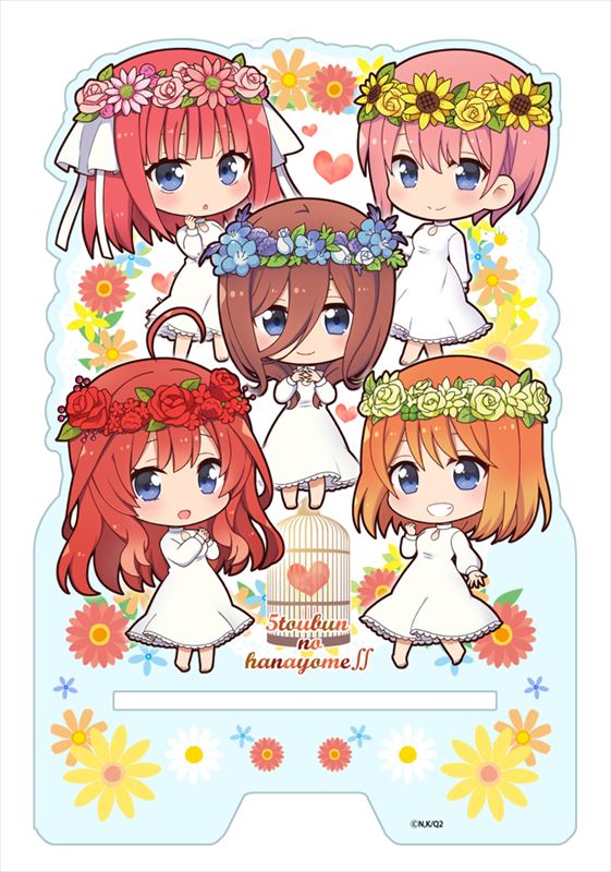 ＜シーズナルプランツより、『五等分の花嫁∬』ぷちちょこスマホスタンド(全2種)が新発売＞Animo（アニモ）にて12月18日より予約販売開始！のサブ画像1