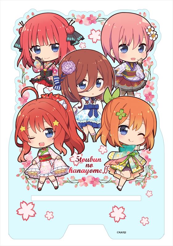 ＜シーズナルプランツより、『五等分の花嫁∬』ぷちちょこスマホスタンド(全2種)が新発売＞Animo（アニモ）にて12月18日より予約販売開始！のサブ画像2