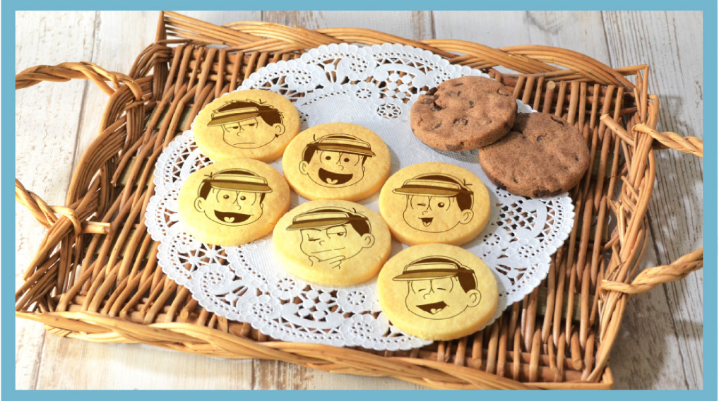 「おそ松さん」とアニメイトカフェのコラボレーションが決定！アニメイトカフェスタンドHareza池袋で開催のサブ画像3_６つ子プリントクッキーセット