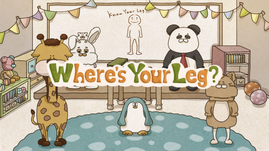 幼・小中学生へ「Where’s Your Leg?」アニメーション公開。かわいい動物たちが「ふともも・ひざ・すね」など、足のパーツを英語で教えてくれます。一緒に歌いましょう。のメイン画像