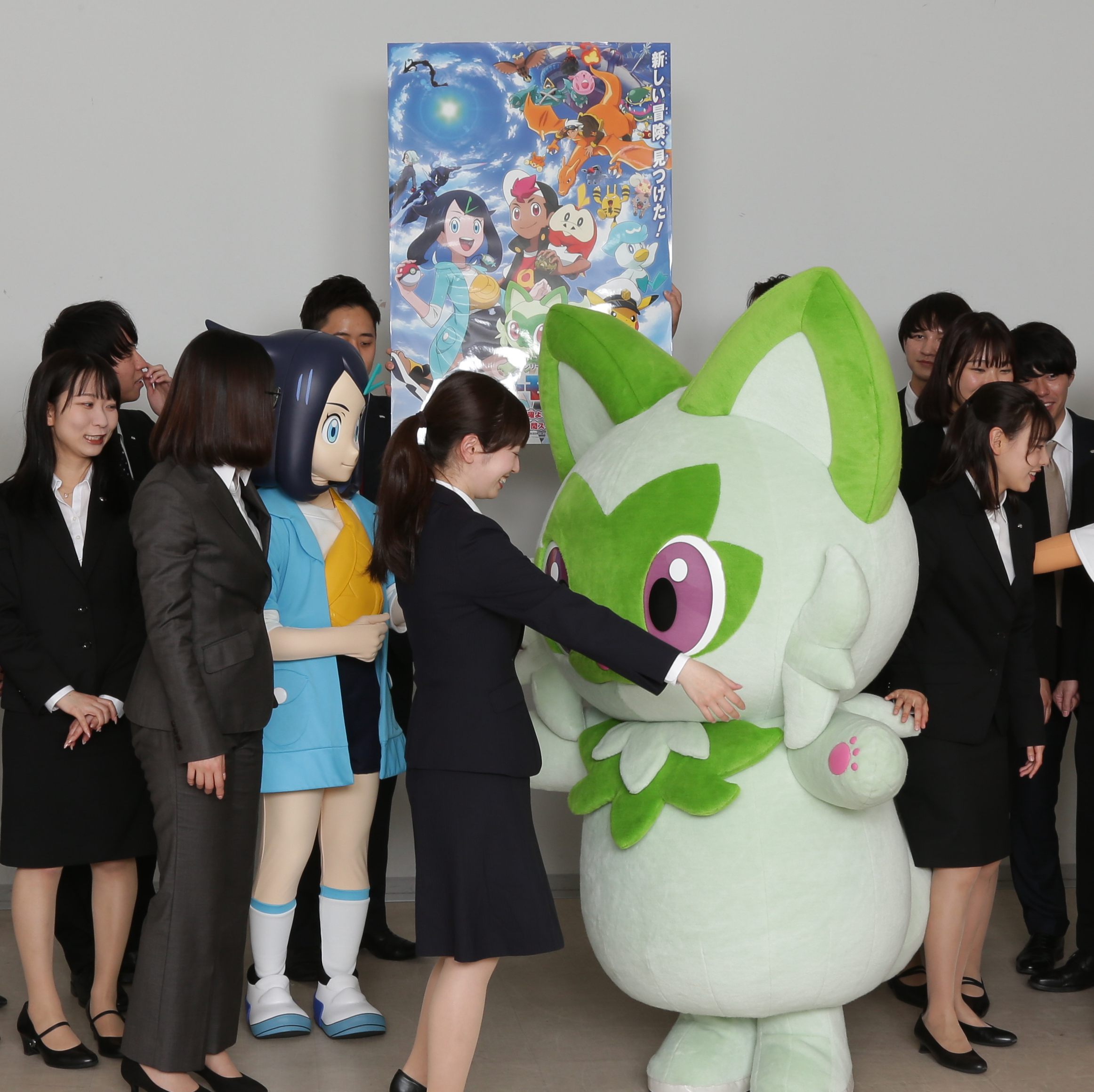 テレビアニメ新シリーズ「ポケットモンスター」のW主人公リコとロイ、リコのパートナー・ニャオハがテレビ東京新入社員の元へ応援に駆けつけ！のサブ画像2