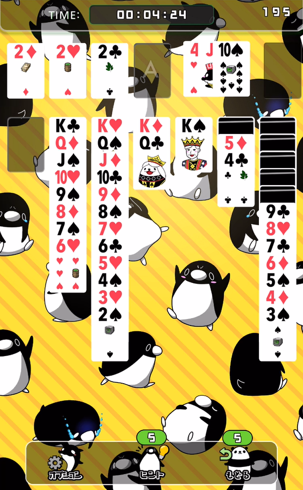 YouTubeアニメ『テイコウペンギン』初のアプリ「テイコウペンギンのソリティア」リリース決定！のサブ画像2