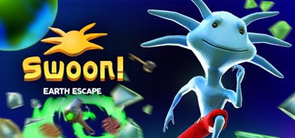 『Swoon! Earth Escape』宇宙人の”すうーん”を地球から脱出させろ！PS4/PS5にてダウンロード版の発売が開始！のサブ画像1