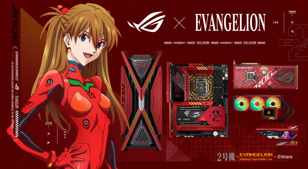 ASUSのゲーミングブランドのRepublic Of Gamersとエヴァンゲリオン2号機のコラボレーション「ROG×エヴァンゲリオン」第2弾製品の予約がいよいよ明日よりスタート！のメイン画像