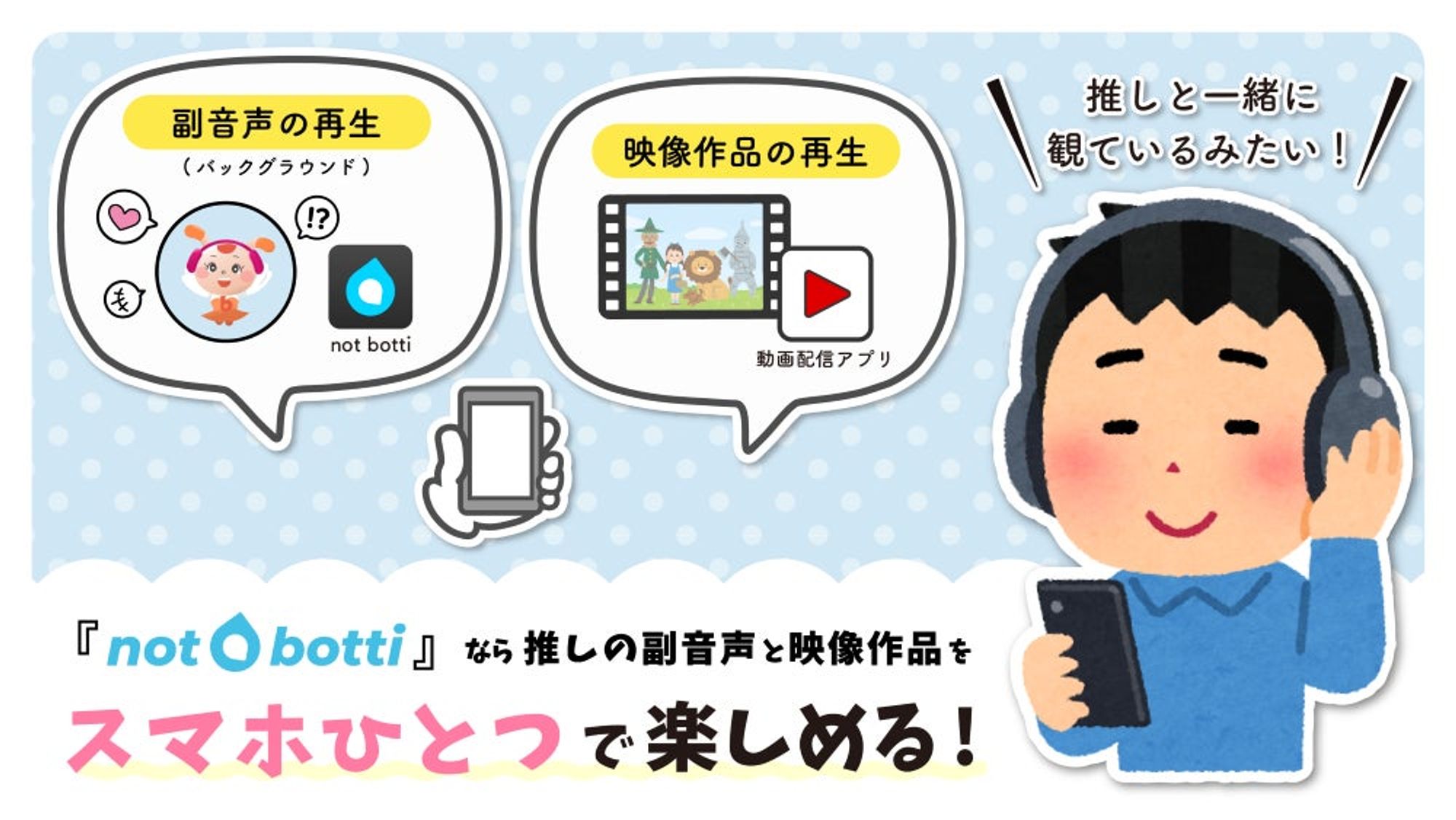 【チャーリーセレン（旧チャーリールスト）がnot bottiに参加】副音声プラットフォーム『ノットボッチ（not botti）』でチャーリーセレンの副音声が販売開始のサブ画像1