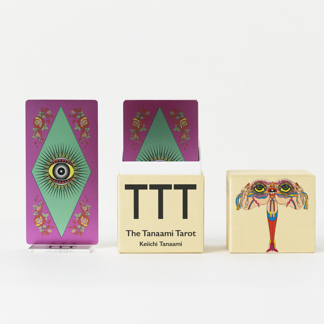 田名網敬一のオリジナルタロット「TTT –The Tanaami Tarot–」、集英社マンガアートヘリテージから発売のメイン画像