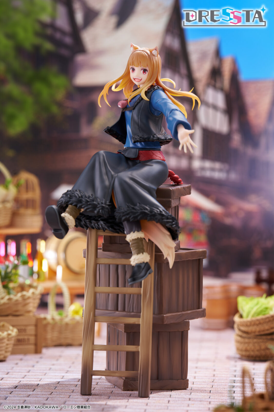 お手頃価格なのに飾り映え！タイトーの新物販フィギュアブランド「DRESSTA」より「狼と香辛料 MERCHANT MEETS THE WISE WOLF DRESSTA ホロ」が本日から予約受付開始！のメイン画像